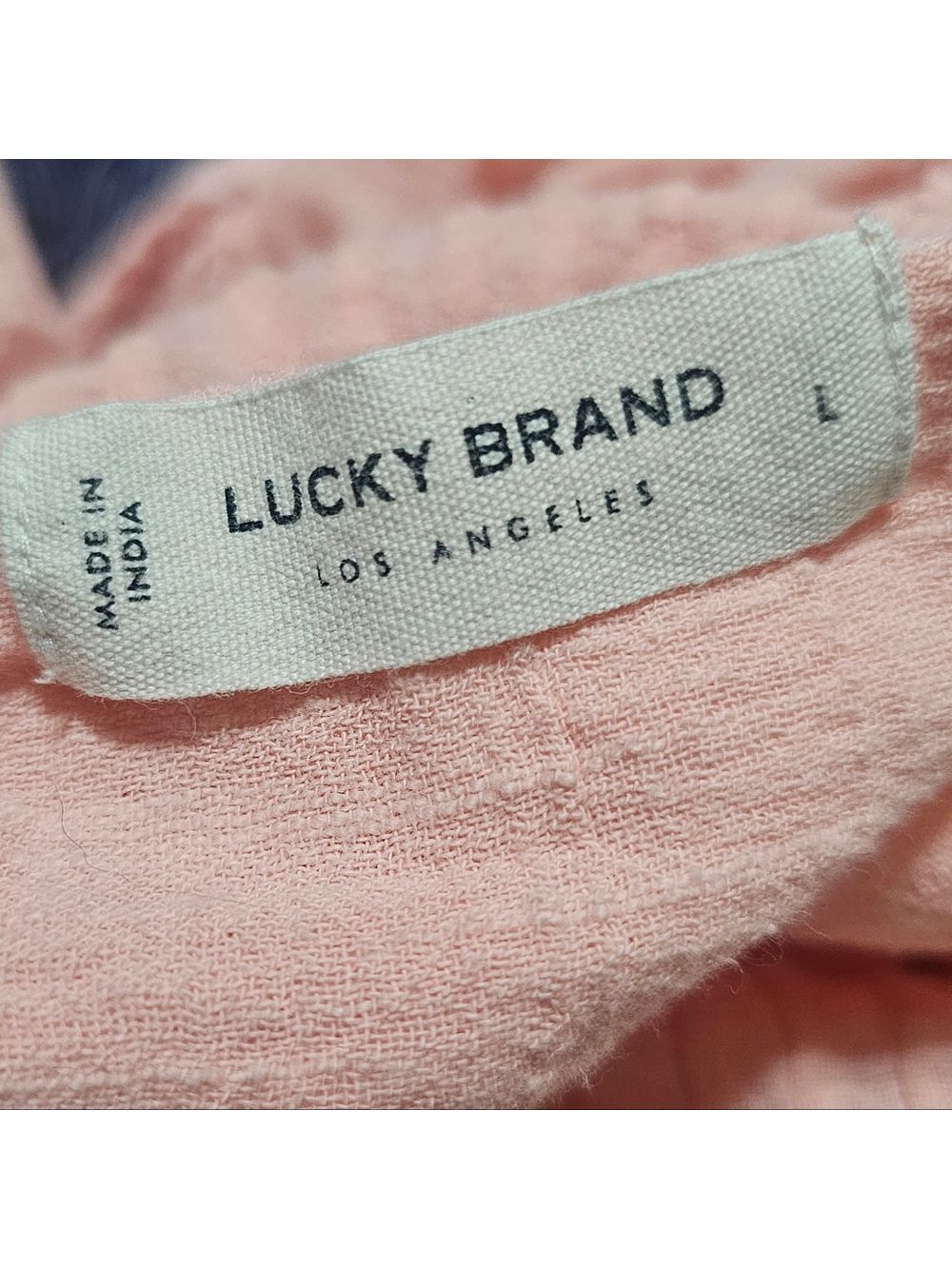 Lucky Brand Light Pink Ruffled Blouse - Picture 3 of 6
